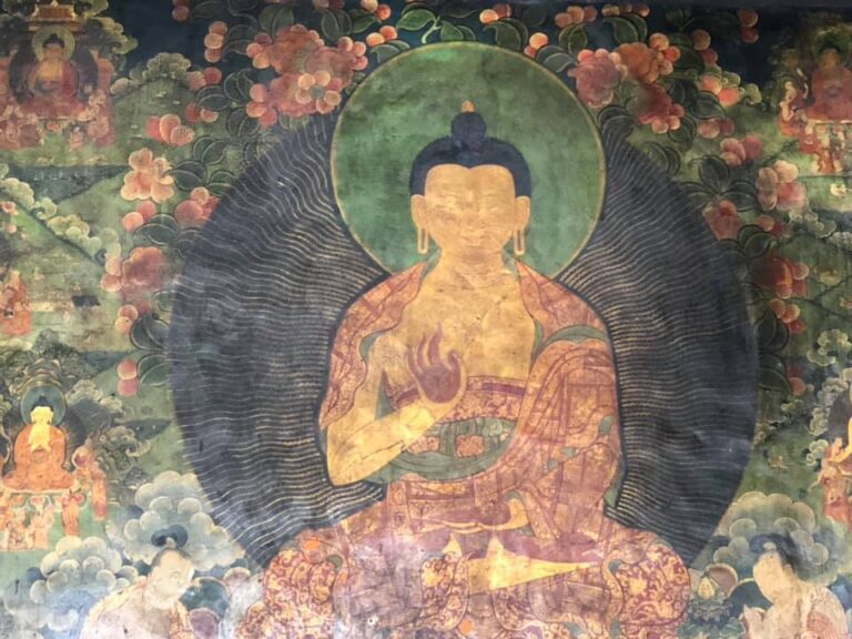 dzogchen retreat dawn mountain europe